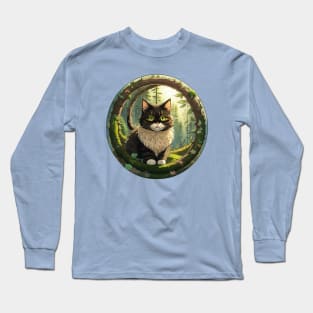 Norwegian Forest Kitten Long Sleeve T-Shirt